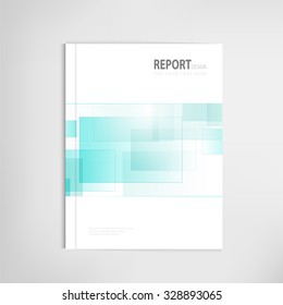  abstract brochure, annual report design template vector