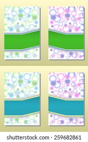 Abstract brochure background design. 