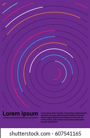 Abstract Brochure / Book Cover Design. Vector Template.