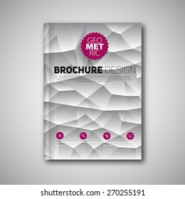 Abstract brochure or book, Vector design template