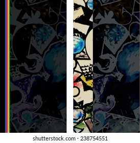 Abstract brochure cover pattern