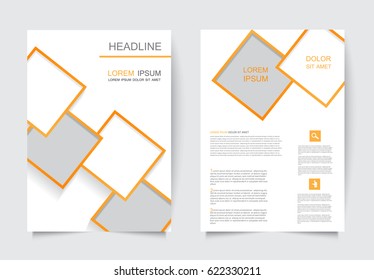 Abstract Brochure Cover.Modern Business Flyer Template.