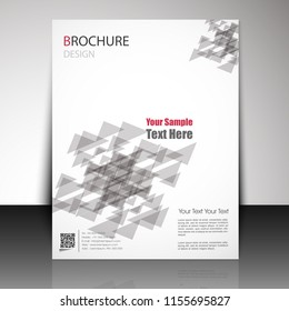 Abstract brochure covers page vector design. Collection of Professional business flyer, stylish brochure, magazine cover, poster & corporate banner design, with halftone template, corporate background