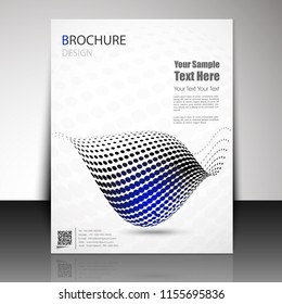 Abstract brochure covers page vector design. Collection of Professional business flyer, stylish brochure, magazine cover, poster & corporate banner design, with halftone template, corporate background