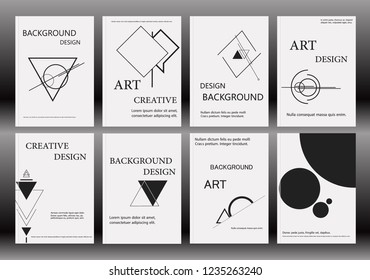 Abstract brochure design with city background