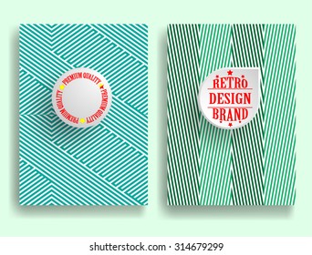 Abstract Brochure Design .Colorful Patterns .