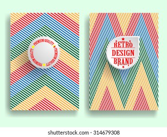 Abstract Brochure Design . Colorful Patterns .