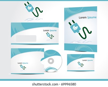 abstract brochure design concept vector illustration