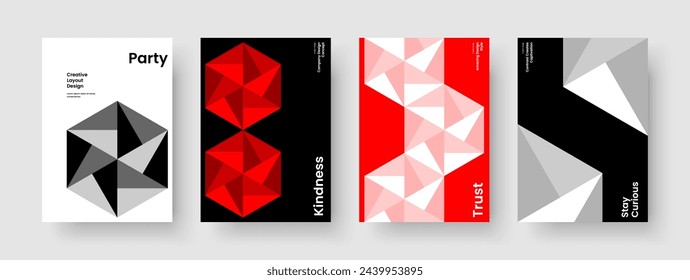 Abstract Brochure Design. Creative Book Cover Layout. Geometric Banner Template. Background. Business Presentation. Poster. Report. Flyer. Brand Identity. Journal. Notebook. Magazine. Portfolio