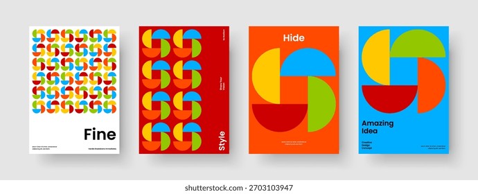 Abstrakte Broschüre Design. Vorlage für kreative Poster. Geometrisches Berichtslayout. Banner. Buchumschlag. Flyer. Hintergrund. Geschäftspräsentation. Handzettel Notebook. Markenidentität. Katalog. Merkblatt