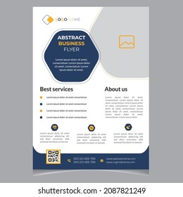  Abstract brochure design, Abstract flyer, Business abstract vector template, Vector illustration, Flyer design size A4, design template business cover, Modern Real Estate Flyer, business flyer design