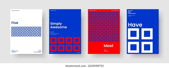 Abstract Brochure Design. Geometric Book Cover Template. Isolated Poster Layout. Background. Flyer. Business Presentation. Banner. Report. Pamphlet. Leaflet. Notebook. Catalog. Portfolio