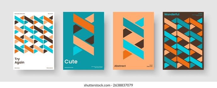 Abstract Brochure Design. Geometric Book Cover Template. Creative Banner Layout. Flyer. Background. Report. Poster. Business Presentation. Pamphlet. Portfolio. Leaflet. Advertising. Notebook
