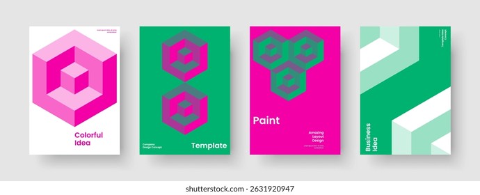 Abstract Brochure Design. Geometric Business Presentation Template. Isolated Report Layout. Poster. Banner. Flyer. Background. Book Cover. Notebook. Handbill. Magazine. Advertising. Catalog