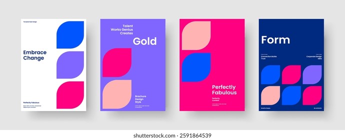 Abstract Brochure Design. Isolated Background Layout. Modern Report Template. Book Cover. Banner. Poster. Flyer. Business Presentation. Catalog. Handbill. Portfolio. Journal. Notebook