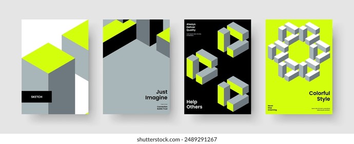 Abstract Brochure Design. Isolated Banner Layout. Geometric Book Cover Template. Business Presentation. Poster. Report. Background. Flyer. Brand Identity. Journal. Advertising. Handbill. Notebook