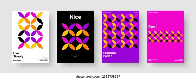 Abstract Brochure Design. Isolated Business Presentation Layout. Modern Banner Template. Flyer. Book Cover. Poster. Report. Background. Catalog. Newsletter. Advertising. Magazine. Leaflet. Notebook