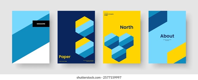 Abstract Brochure Design. Isolated Poster Layout. Geometric Report Template. Book Cover. Flyer. Background. Business Presentation. Banner. Catalog. Leaflet. Portfolio. Newsletter. Brand Identity