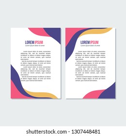 
abstract brochure design. minimal square background