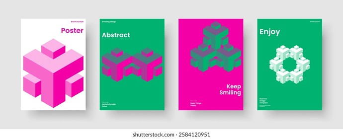 Abstract Brochure Design. Modern Business Presentation Layout. Isolated Background Template. Flyer. Book Cover. Poster. Banner. Report. Portfolio. Brand Identity. Pamphlet. Notebook. Journal