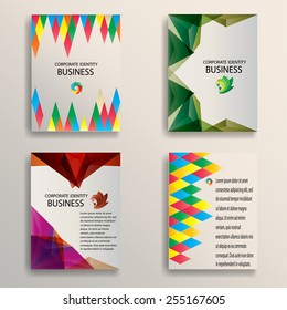 Abstract Brochure Design Template.  