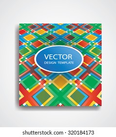 Abstract Brochure Design Template. Modern Flyer, Covers or Business Presentation. Vector illustration