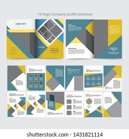 Abstract brochure design templates. A large set of different design templates of modern multi-colored A4 covers for brochures, magazines, booklets, posters, annual reports, websites