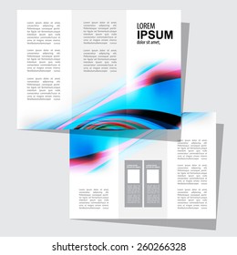 Abstract Brochure design vector template