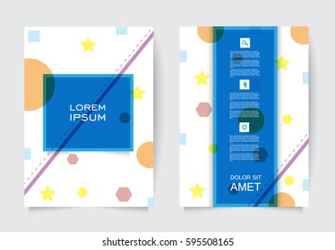 Abstract Brochure Design.Business Flyer Vector Template.
