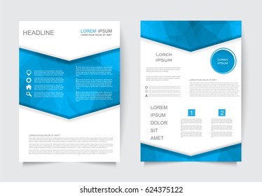 Abstract Brochure Design.Business Flyer Vector Template. - Shutterstock ID 624375122