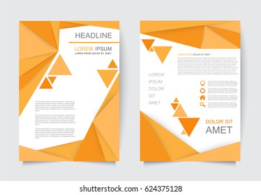 Abstract Brochure Design.Business Flyer Vector Template.