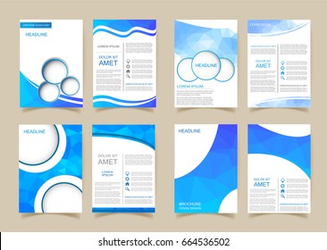 Abstract Brochure Design.Business Flyer Vector Template.
