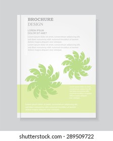 Abstract brochure design.Cover design vector template.