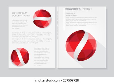 Abstract brochure design.Cover design vector template.