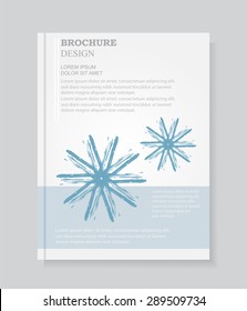 Abstract brochure design.Cover design vector template.