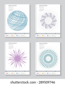 Abstract brochure design.Cover design vector template.