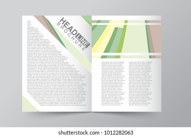Abstract brochure design.Flyer design vector template
