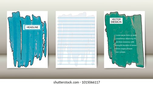 Abstract brochure design.Flyer design vector template.