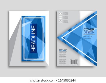  Abstract brochure design.Flyer design vector template.Layout in A4 size.