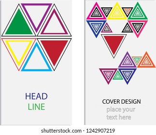 Abstract brochure design.Flyer design vector template.