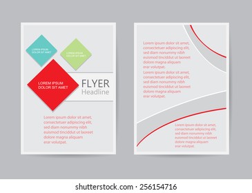 Abstract brochure design.Flyer design vector template.