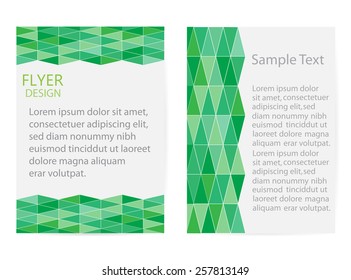 Abstract brochure design.Flyer design vector template.
