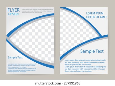 Abstract brochure design.Flyer design vector template.