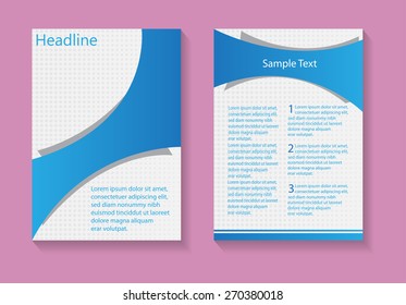 Abstract brochure design.Flyer design vector template.