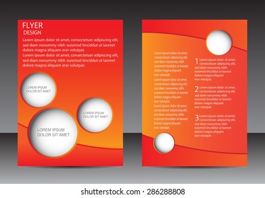 Abstract brochure design.Flyer design vector template.Magazine cover.Layout in A4 size.