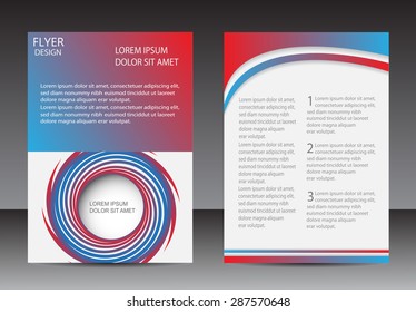 Abstract brochure design.Flyer design vector template.Magazine cover.Layout in A4 size.