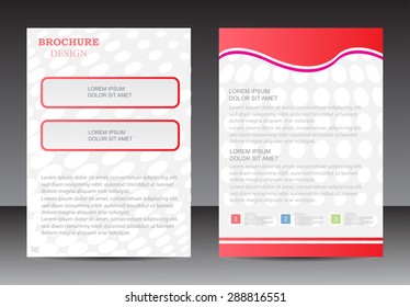 Abstract brochure design.Flyer design vector template.