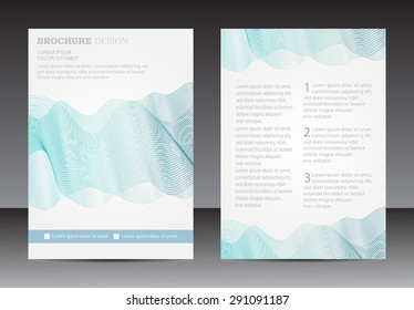 Abstract brochure design.Flyer design vector template.