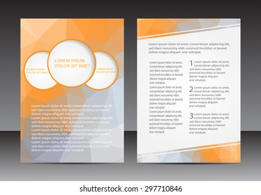Abstract brochure design.Flyer design vector template.Book cover.Layout in A4 size.