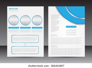 Abstract brochure design.Flyer design vector template.